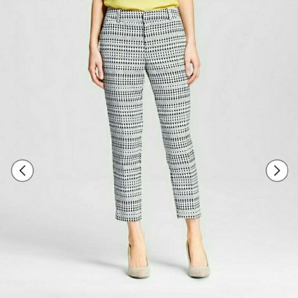 Merona NWT Stretch classic Ankle pants Sz. 2 Higher mid rise straight hip&thigh - Picture 3 of 8